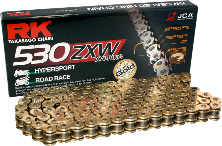 Rk Excel - Gb530zxw Drive Chain Gold 530 X 130 - GB530ZXW-130