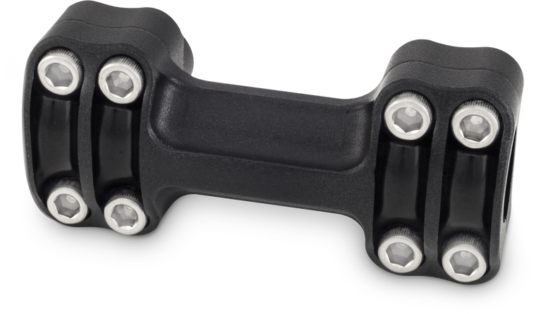Burly Brand - Reaper 1-1/2" Risers 1" Bar One Piece - Texture Black - B12-8013TB