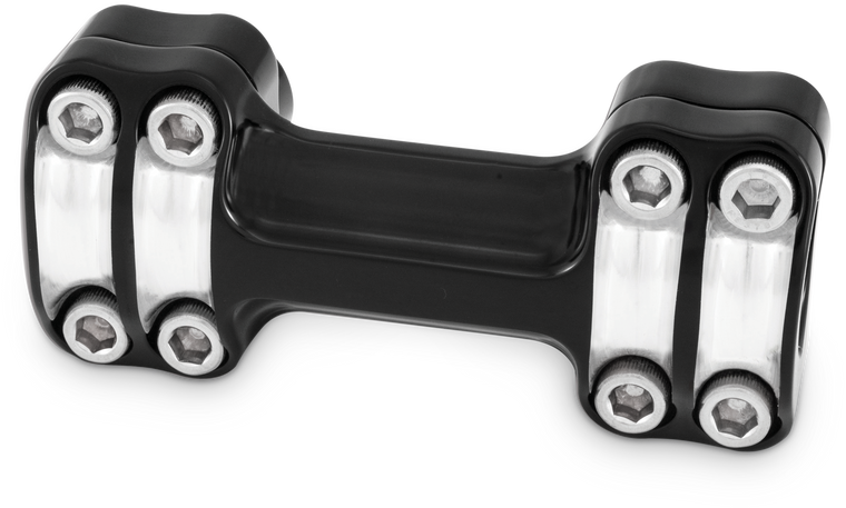 Burly Brand - Reaper 1-1/2" Risers 1" Bar One Piece - Black Machined - B12-8013BM
