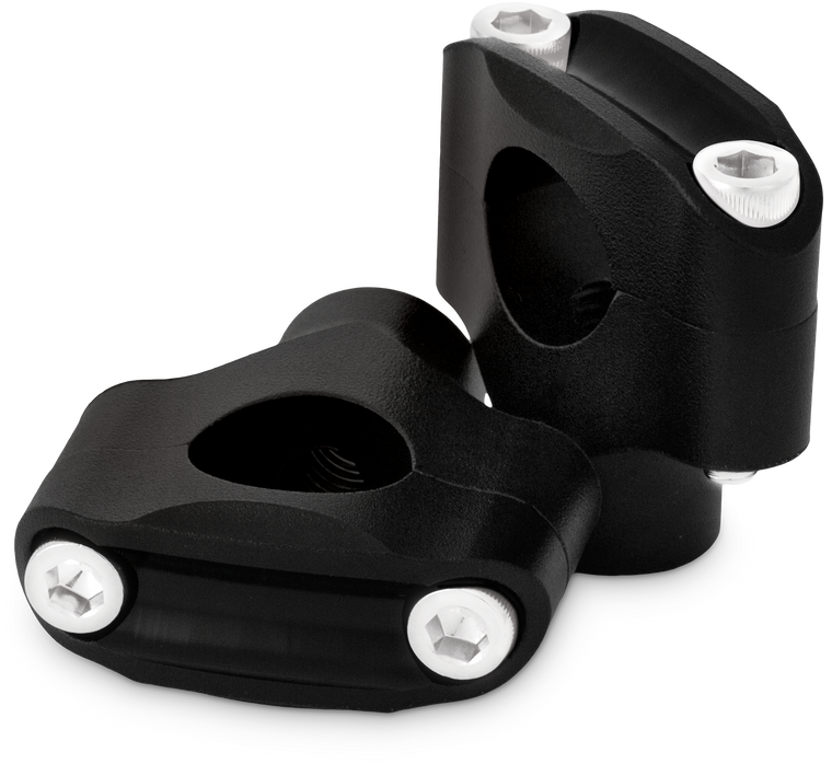 Burly Brand - Reaper 1-1/2" Risers 1" Bar Set - Texture Black - B12-8015TB