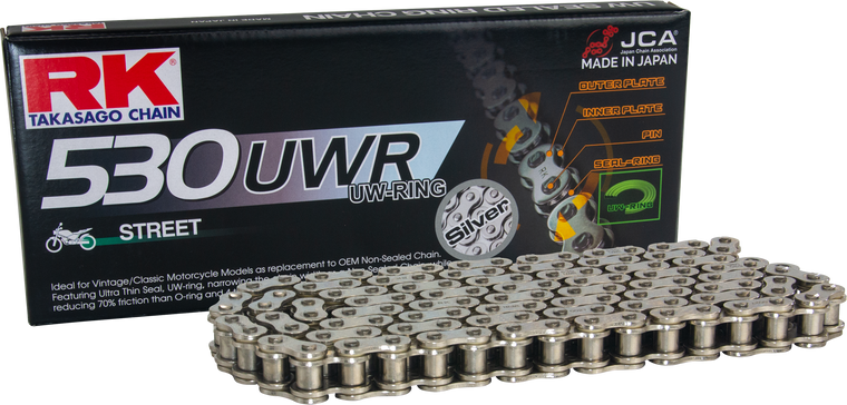 Rk Excel - Sv530uwr Drive Chain Silver 530 X 100 - SV530UWR-100