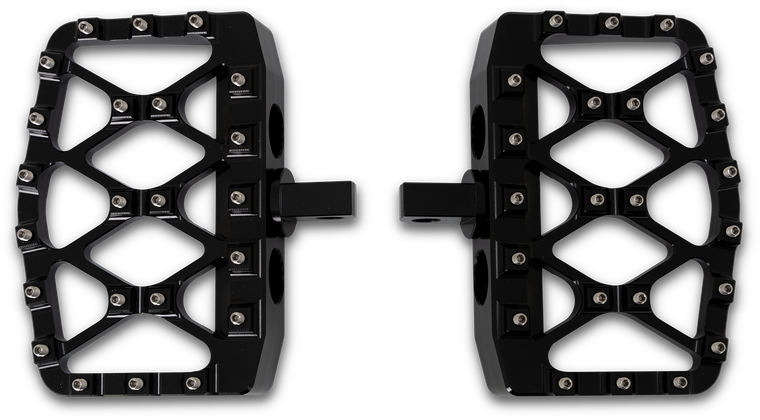 Burly Brand - Mx-evolution Mini Floorboards Xl  Dyna Touring Passenger - B13-1018B