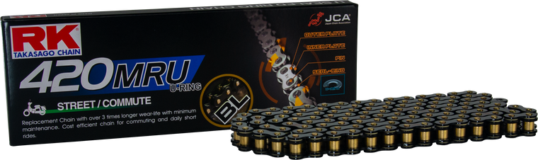 Rk Excel - Bl420mru Drive Chain Black 420 X 130 - BL420MRU-130