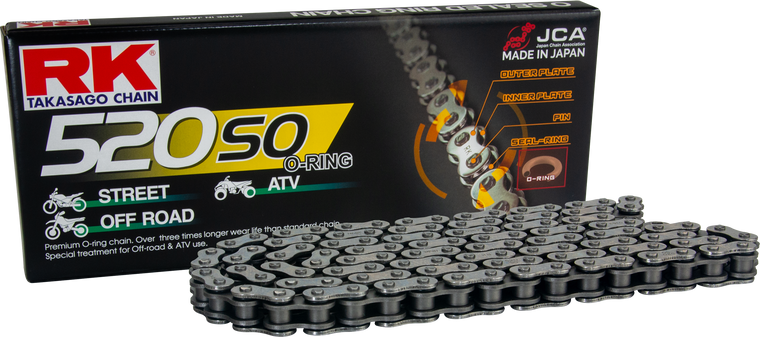 Rk Excel - 520so Drive Chain Steel 520 X 114 - 520SO-114