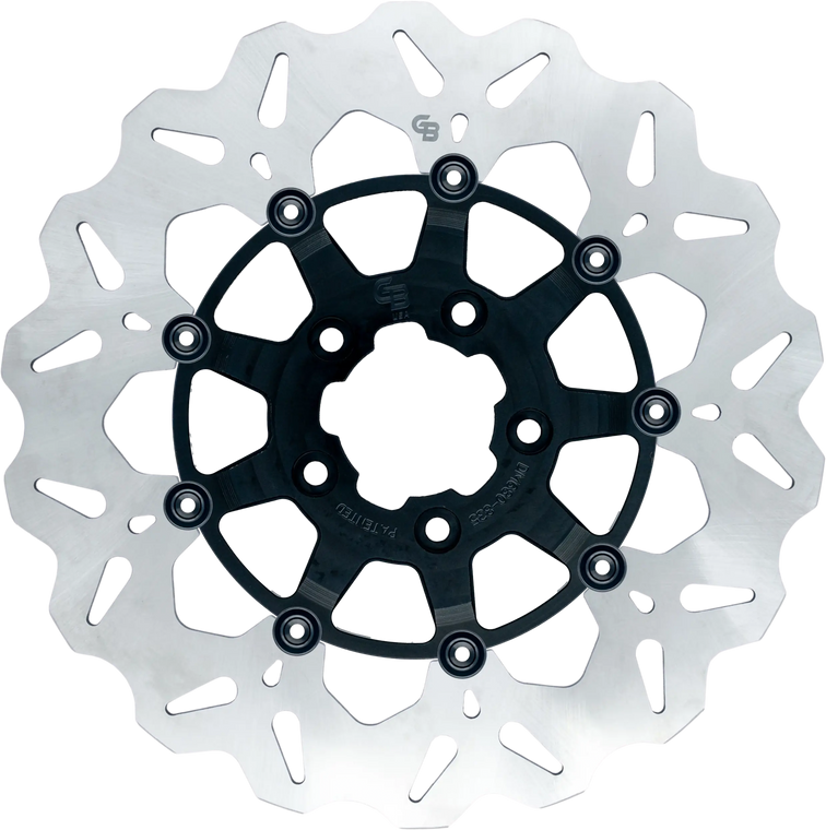 Gbrakes - Rotor 11.8" Floating Wave Rr Black - GBDU004