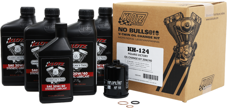Klotz - Victory 4.5qt Synthetic Oil Change Kit - KH-124