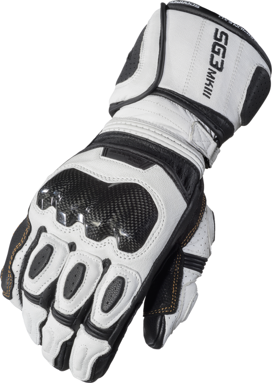 Scorpion Exo - Sg3 Mk Iii Gloves White/black Lg - G30-145