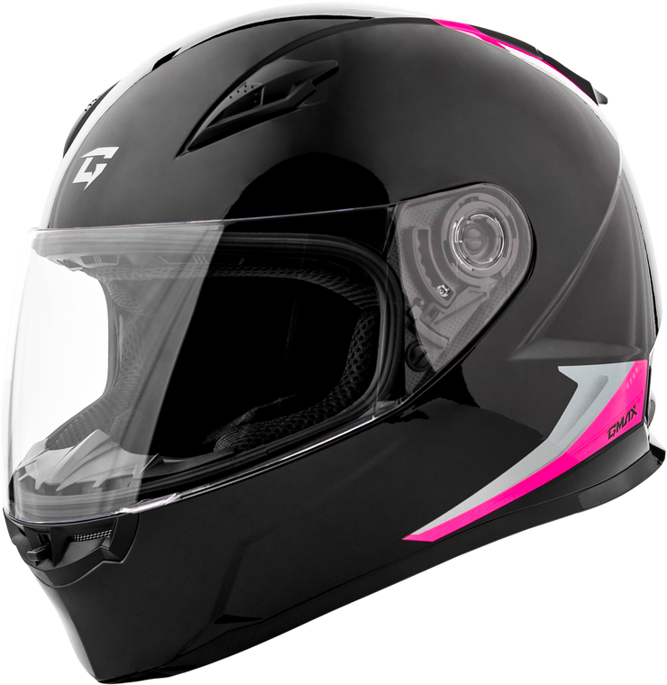 Gmax - Ff-49 Syth Helmet Black/pink Md - F1498405
