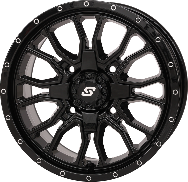 Sedona - Fusion Dd Wheel  15x7 5+2 4/137 & 4/156 Gloss Black - 570-9129