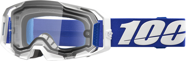 100-percent - Armatic  Enduro Moto Goggle Blue Clear Lens - 50070-10002