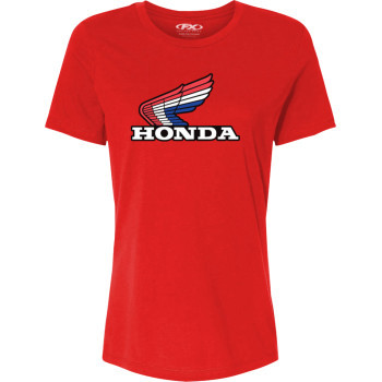 Factory Effex - Tee Womens Honda Rwb Classic Red Sm - 29-87340