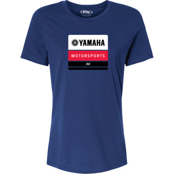 Factory Effex - Tee Womens Yamaha Phase Navy Lg - 29-87244