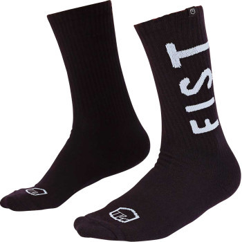 Fist Handwear - Crew Sock Spellout Black Lg/xl - F-SC-01337-L/XL