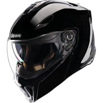 Icon - Helmet Threshold Gloss Black 2x -