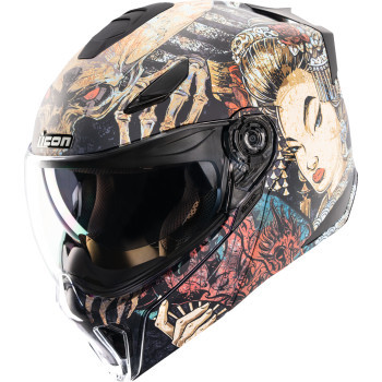Icon - Helmet Threshold Odokuro Black Md -