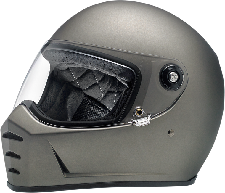 Biltwell - Lane Splitter Helmet - Flat Titanium - XS - Lane Splitter Helmet - Solid - 1004-803-101