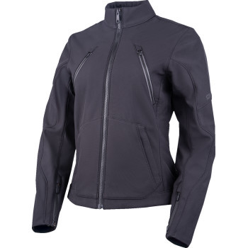 Icon - Jacket Wm Merc3 Black Lg -