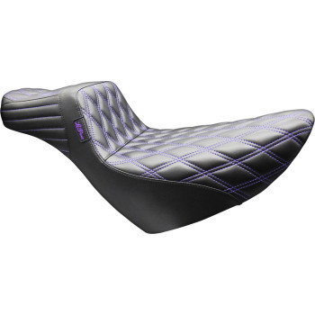 Le Pera - Seat Tailwhip Dll Dbl Dmd Purple Thread - LYR-580DLDD-P01