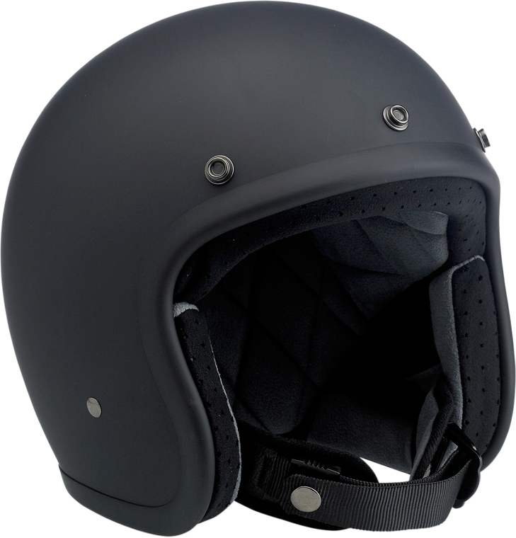 Biltwell - Bonanza Helmet - Flat Black - XL - Bonanza Helmet - Solid - 1001-201-205