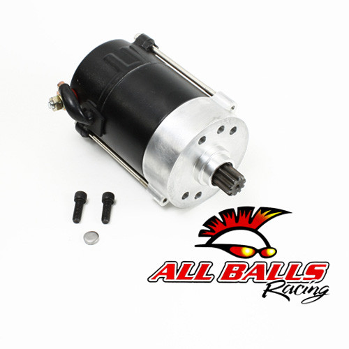 All Balls Racing - Big Twin Starter, 1.4kw, Blk, Rpl Prest - 80-1007