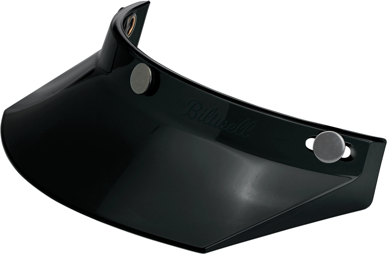 Biltwell - Moto 3-Snap Visor - Black - 3-Snap Moto Helmet Visor - 2002-561 Biltwell - Moto 3-Snap Visor - Black - 3-Snap Moto Helmet Visor - 2002-561