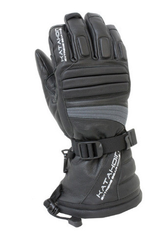 Katahdin Gear - Torque Leather Snowmobile Glove, Grey-xl - 84183805