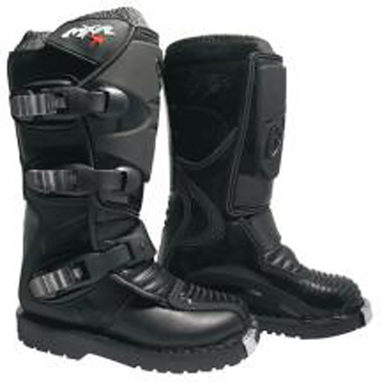 Motovan - Mxrx Gladiator Kids Boots Black Size 8 - 75-6209