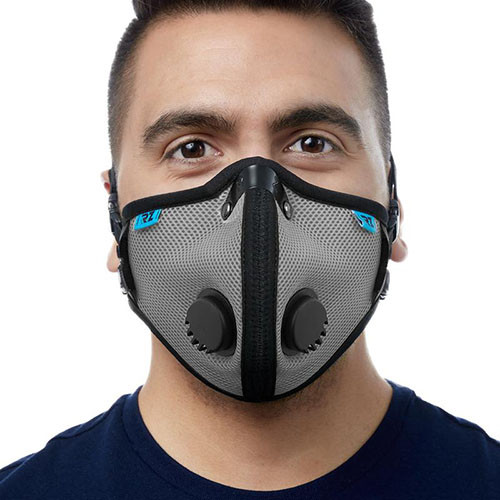 Rz-mask - M2.5 Reusable Mesh Air Filtration Mask - Titanium - Medium (m) - 20757