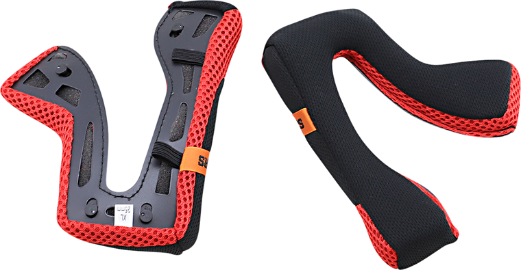Alpinestars - SM5 Cheek Pads - Gray - XL - SM5 Helmet Cheek Pad - 8960121-11-XL