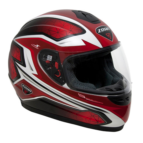 Zoan - Thunder M/c Helmet, Electra Red - Xs - 223-103