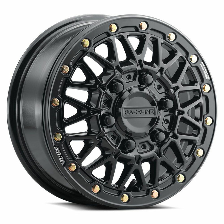 Raceline - Omega 15x6.5 6/5.5 +74mm Gloss Black - A15GB-56560+74