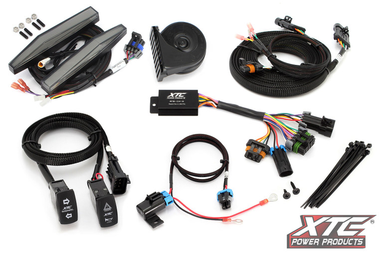 Xtc Power Products - Auto Turn Signal Kit W/ Horn And Front Drl Lights Can - ATS-UNI-I-DRL
