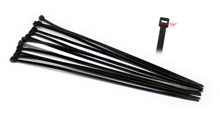 Cycra - Replacement Zip Ties Speed Armor Skid Plate Black - 1CYC-6100-12