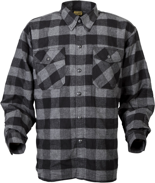 Scorpion Exo - Covert Moto Flannel Black/grey Md - 13403-4