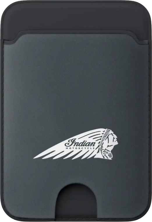 Sp Connect - Indian Card Wallet W/headdress Gray W/logo - 50821