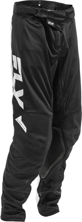 Fly Racing - Youth Kinetic Mesh Pants Black/white Sz 22 - 380-34022