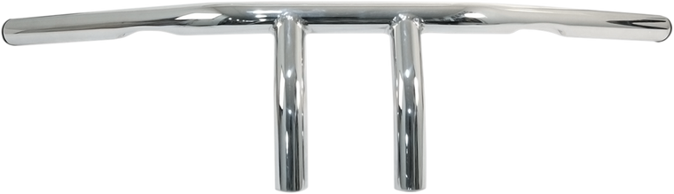 Emgo - Handlebar - T-Bar - 4" - Dimpled - Chrome - 1" T-Bar Handlebar - 07-93420