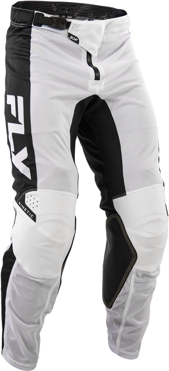 Fly Racing - Kinetic Mesh Pants White/black Sz 28 - 380-32028