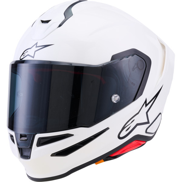 Alpinestars - Helmet S-r7 Solid Wt Gloss Ece06/dot Xs - 8202126-2180-XS