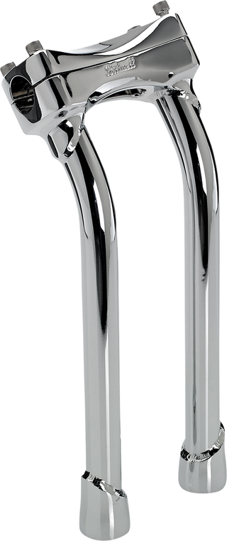 Biltwell - Risers - Murdock - Oversized - Pullback - 12" - Chrome - Murdock O/S Riser - 6414-105-12