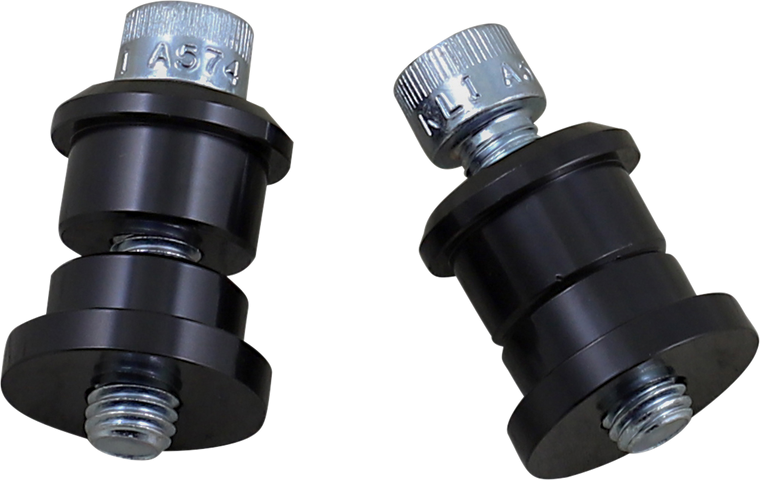 Biltwell - Riser Bushings - Solid - Black - Riser Bushings - 6908-201