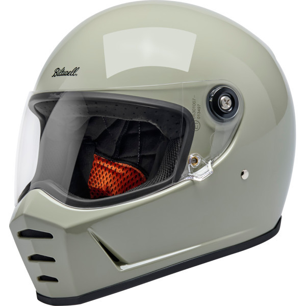 Biltwell - Helmet Lane Splitter Gloss Chalk Xl - 1004-196-505
