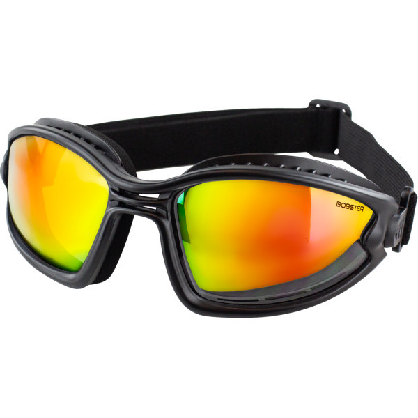 Bobster - Sunglasses Goggles Ballast Black Crimson Red-yel Mirror - BBL002