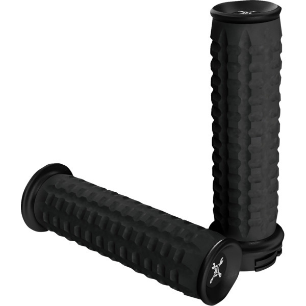 Burly Brand - Grip Set Burly Reaper Dual Cable Billet Textured Black - B16-1010TB