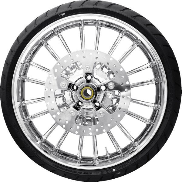 Coastal Moto - Wheel Front Atlantic W/tire Abs(tpms) Ch 21"  08-23 Touring - PKG2-ATL213CH-ABST