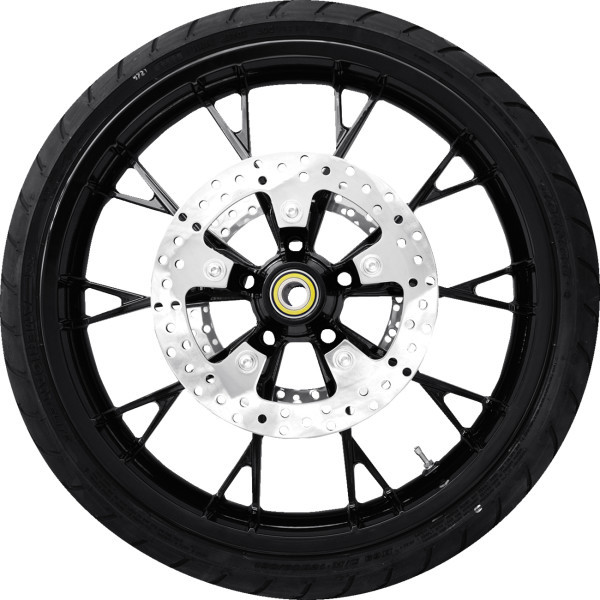 Coastal Moto - Wheel Front Marlin W/tire Abs (tpms) Blk 21"  08-23 Touring - PKG2-MAR213SB-ABST