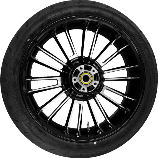 Coastal Moto - Wheel Rear Atlantic W/tire Abs (tpms) Black Cut 18" - PKG2-ATL185BC-ABST