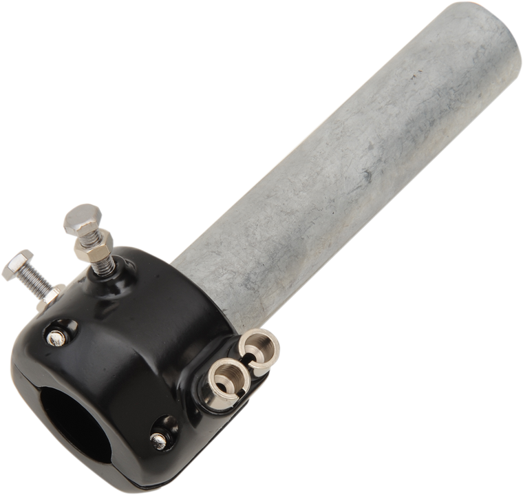 Emgo - Throttle - Dual Cable - 7/8" - Black - 7/8" Assembly - 44-29474B