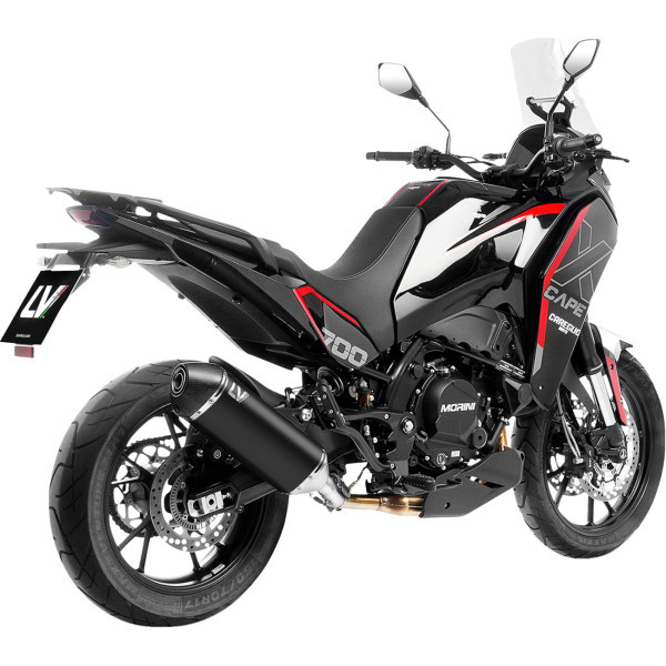 Leovince - Muffler Lv-14 Blk Moto Mornin X-cape 700 - 15633BU