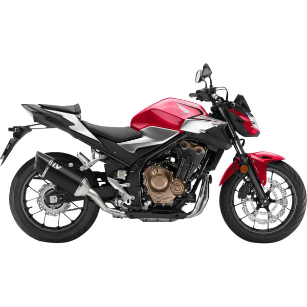 Leovince - Muffler Lv-14r Honda Cb/cbr 500 F/r/x Blk - 15634BU